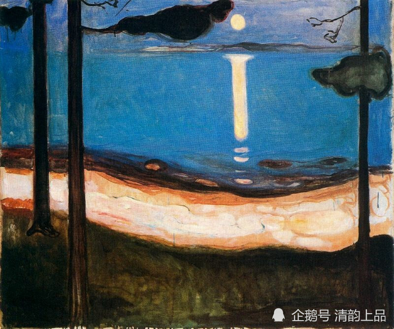 爱德华·蒙克|表现主义先驱，爱德华·蒙克，油画作品欣赏