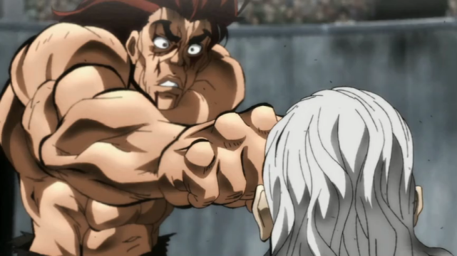 刃牙大擂台赛第8话 郭海皇战败 没想到他也是地上最强生物 郭海皇 刃牙 范马勇次郎