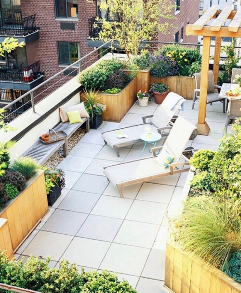 18个"露台花园"设计案例,打造属于自己的屋顶梦幻空中花园