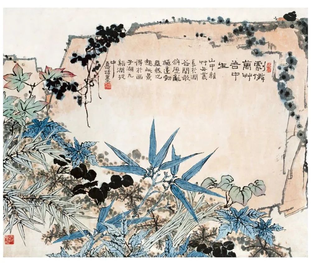 潘天寿|潘天寿：中国画离不开“形”与“色”