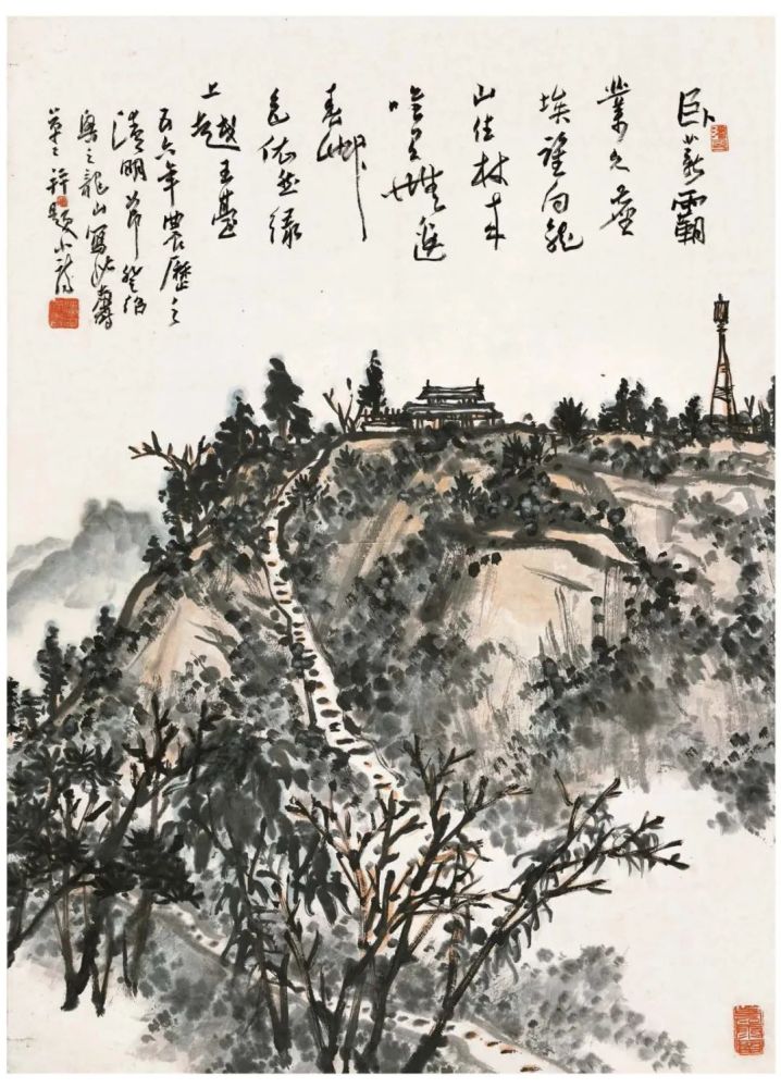 潘天寿|潘天寿：中国画离不开“形”与“色”