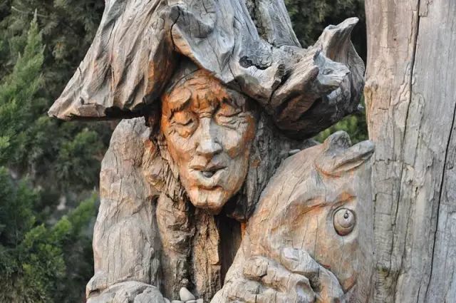 石雕|神奇的树雕艺术，大开眼界！