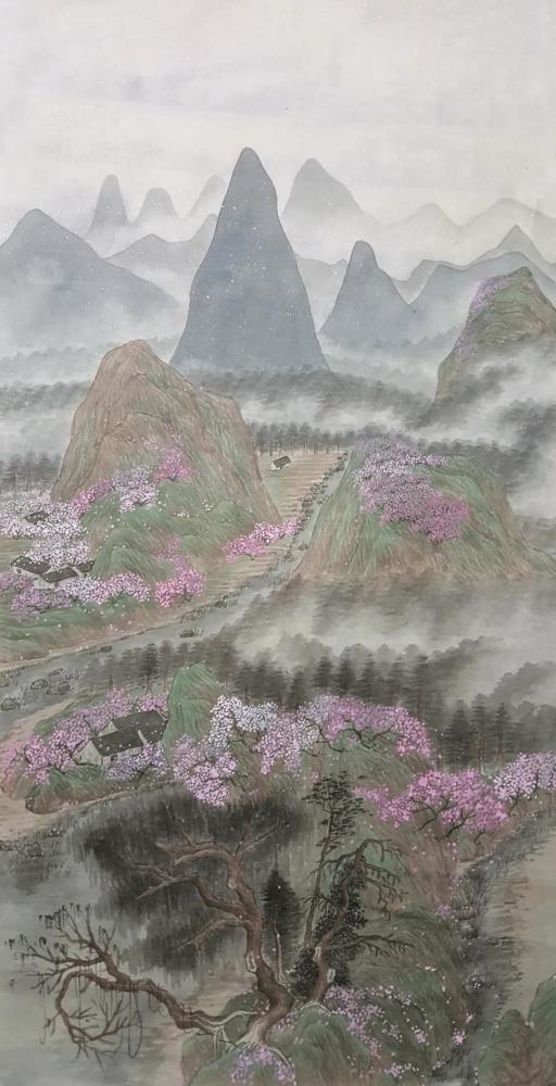 室距桃花源孫洪山水畫作品展即將在南京美術館開幕