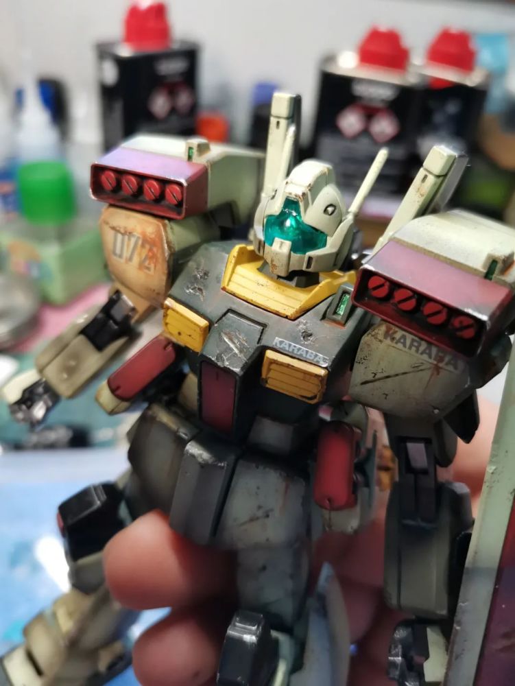 hg吉姆Ⅲ喷涂战损旧化