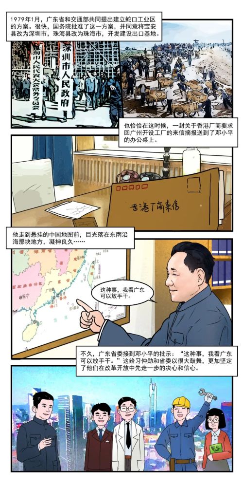 党史新中国史系列漫画|深圳经济特区的诞生_腾讯新闻