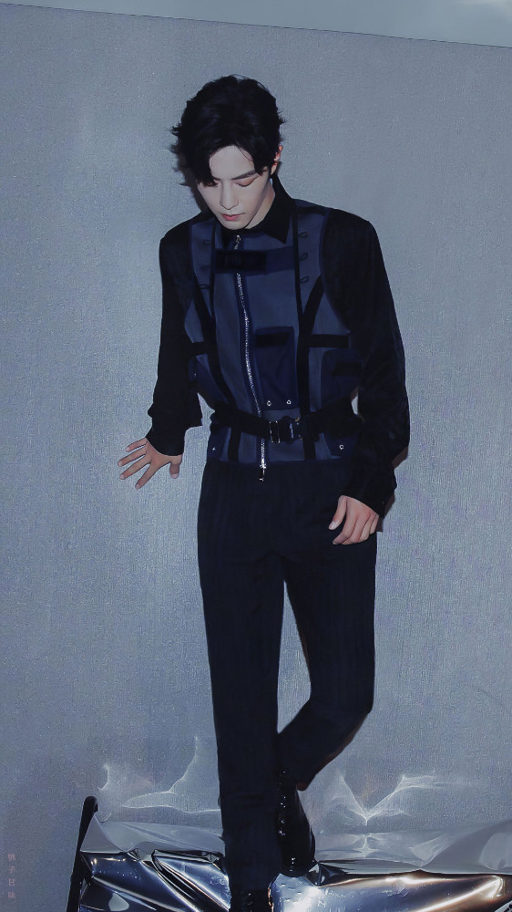 肖战|暗黑系|背景图_腾讯新闻