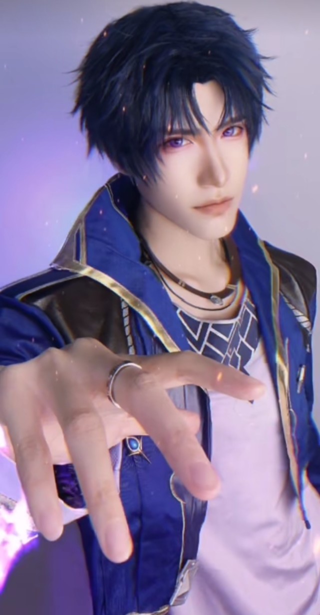 斗罗大陆又现一位大神cos蓝银唐三帅气没得说还原也很强大