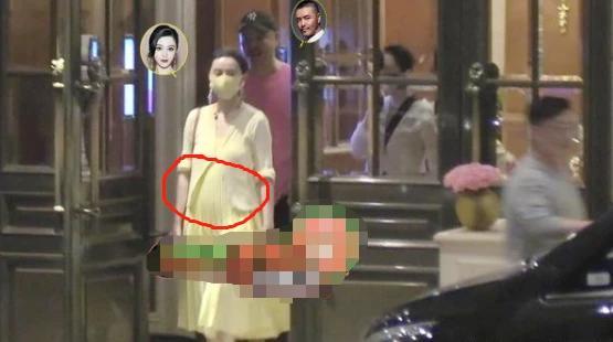 范冰冰|被吴秀波告了？范冰冰懒理官司悠闲聚餐，小腹隆起这是吃多了？