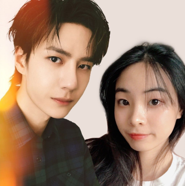 粉丝p图真敢想任嘉伦的可爱小鬼的很酷看到王一博怎么没怂呢