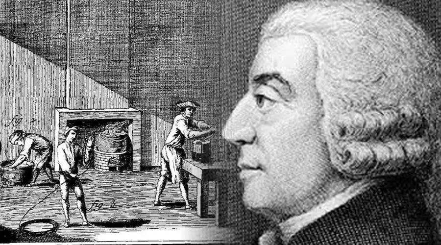 "看不见的手"是现代经济学始祖亚当斯密在《国富论》中提到的一个重要