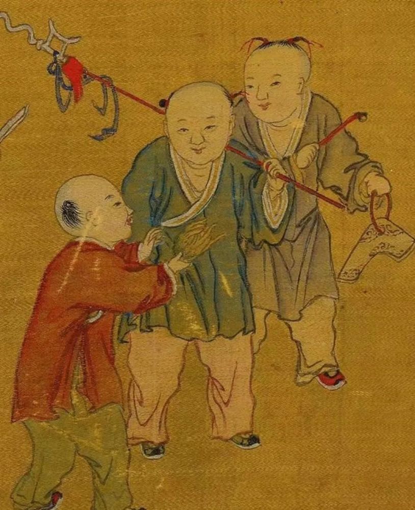 400年前的畫,看看古代孩子玩的是什麼,有的比現在還先進