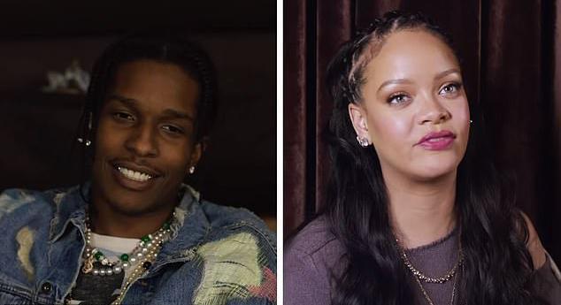 产品,《vogue》请蕾哈娜来做一个访谈,而rocky则担任本次采访的主持者