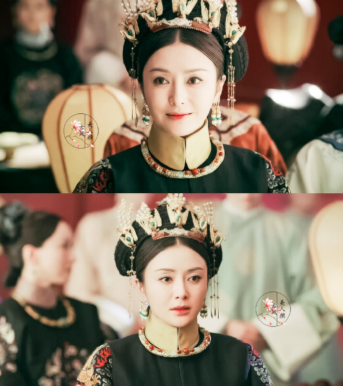 《延禧攻略》深色服装,张嘉倪秦岚平分秋色,谁更美?_腾讯新闻