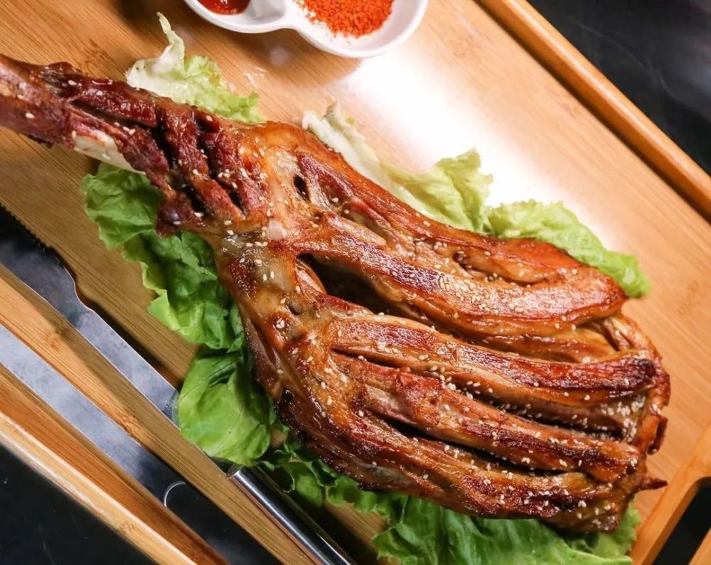 【家在草原烤羊腿2-3人餐】89.