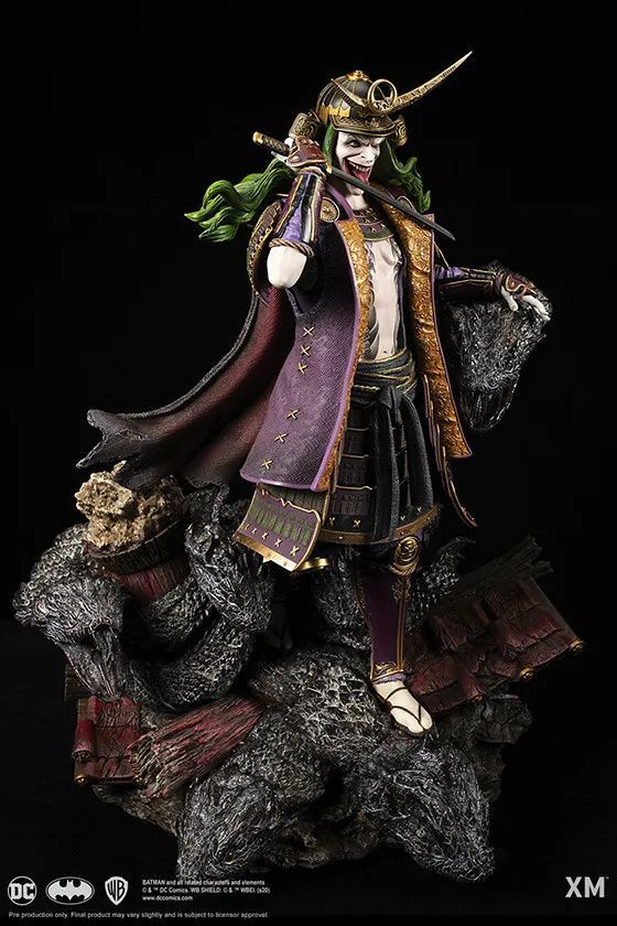 哥谭死敌的武士对决蝙蝠侠与小丑全新14雕像将暗黑进行到底