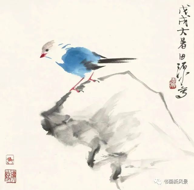 小品|一组极简花鸟小品，妙得其神！