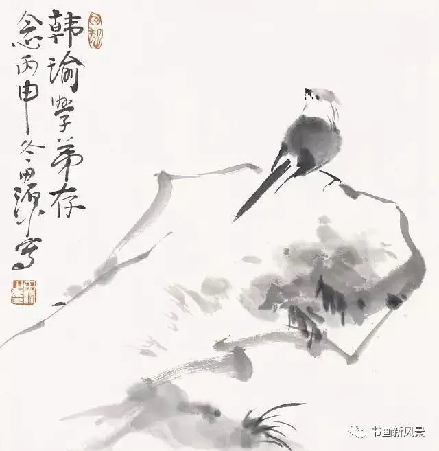 小品|一组极简花鸟小品，妙得其神！