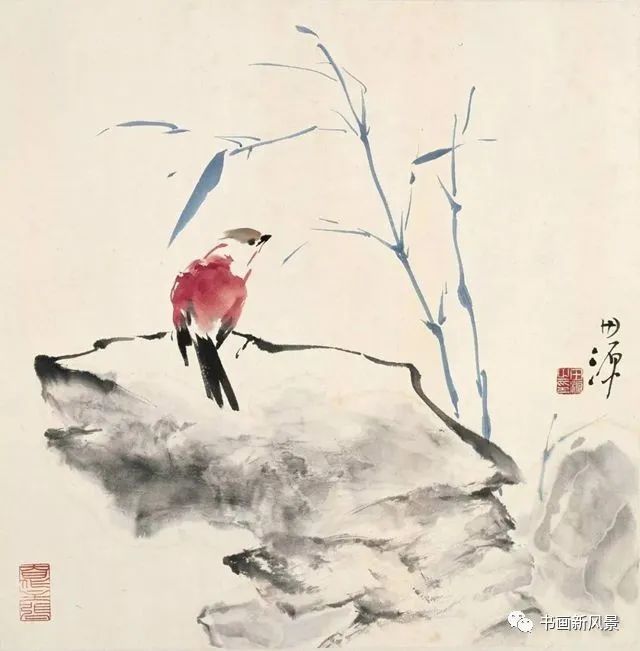 小品|一组极简花鸟小品，妙得其神！