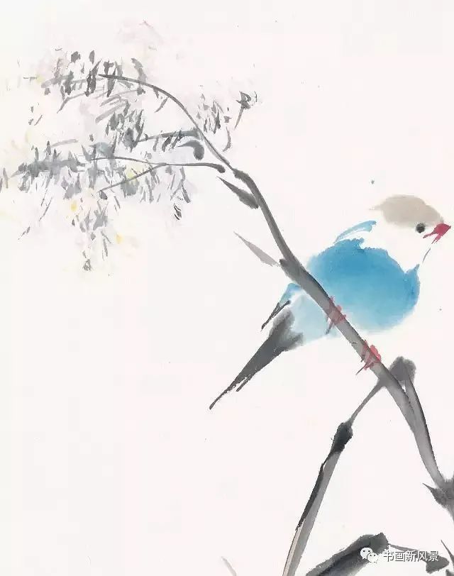 小品|一组极简花鸟小品，妙得其神！