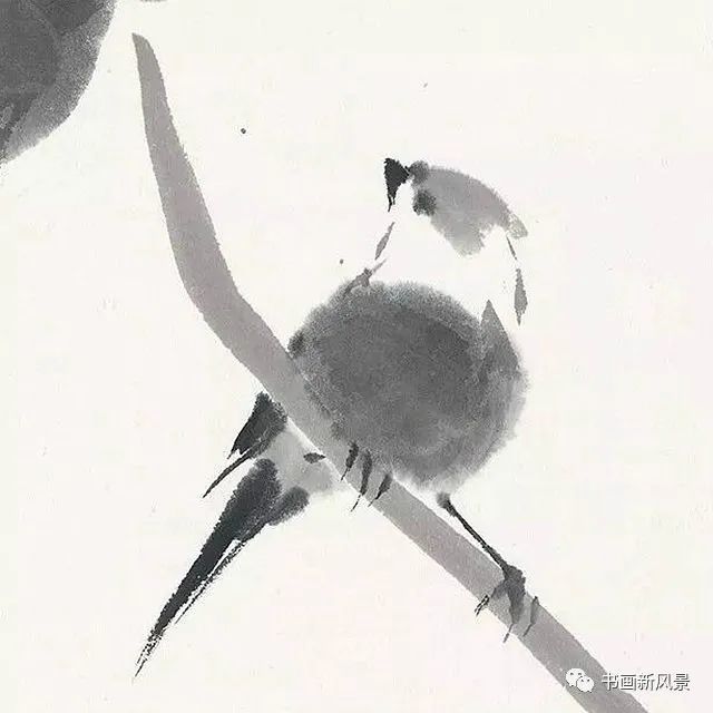 小品|一组极简花鸟小品，妙得其神！