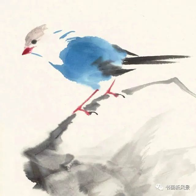 小品|一组极简花鸟小品，妙得其神！