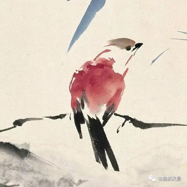 小品|一组极简花鸟小品，妙得其神！