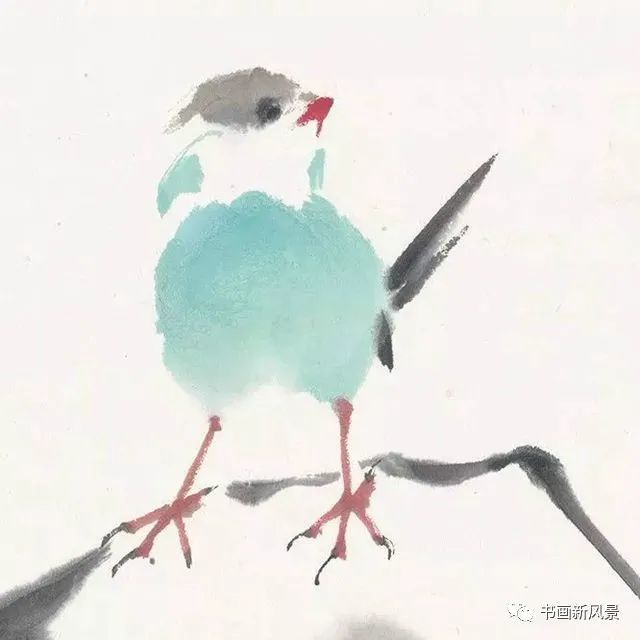 小品|一组极简花鸟小品，妙得其神！