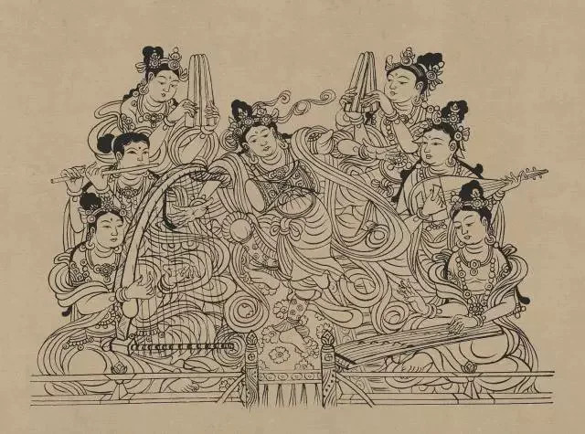 莫高窟|【鉴赏】莫高窟纹样的线