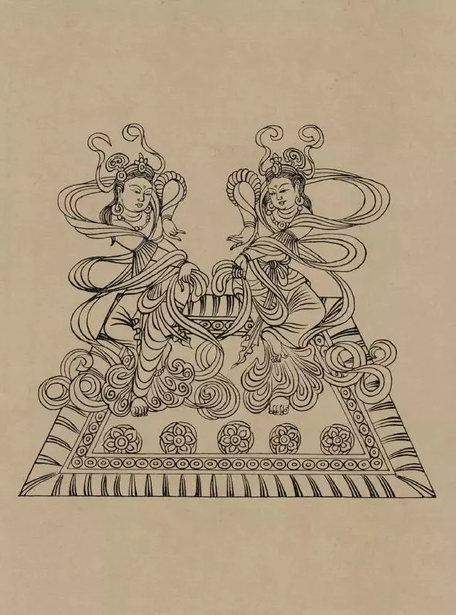 莫高窟|【鉴赏】莫高窟纹样的线