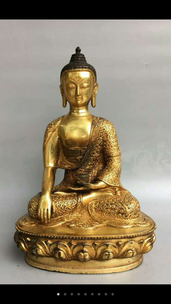 明清鎏金佛像赏析
