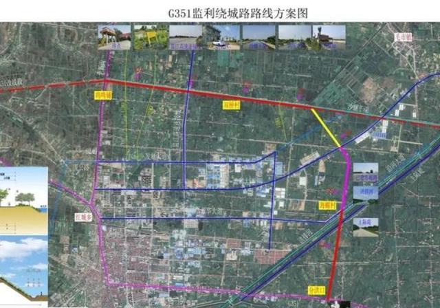 未来将是监利城北新区最重要的一条横向道路.