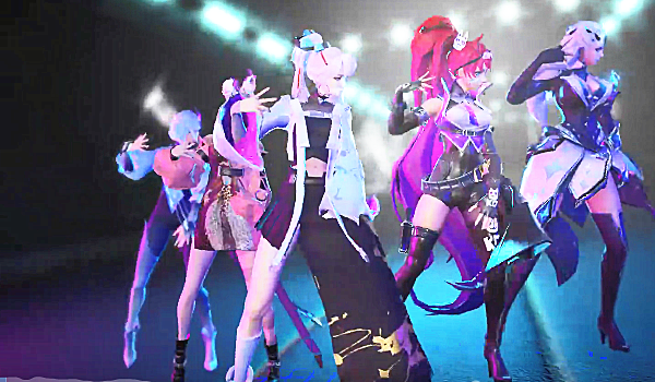 王者荣耀最新女团组合上官婉儿c位担当衣服成亮点