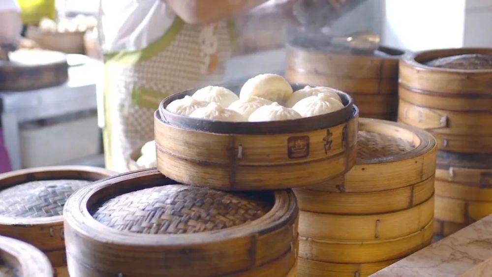 店里的洗沙包也非常有特色