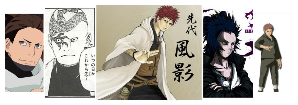 火影忍者五代风影一览 二代像恶人 我爱罗最帅 谁最强 腾讯新闻