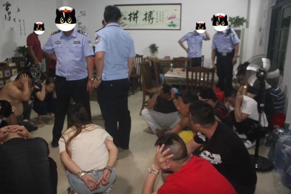 神灣這個地方有29人聚眾賭博被抓了