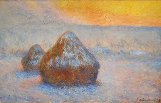 印象派|印象派绘画大师 莫奈之稻草堆系列作品