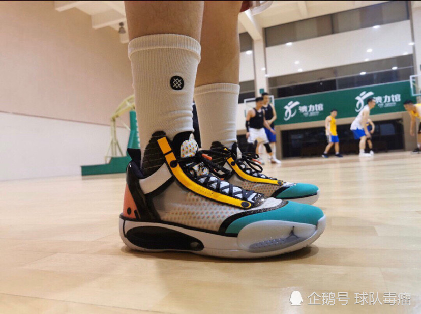 air jordan 34 guo ailun pf郭艾伦 糖果配色