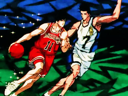 灌篮高手 流川枫为什么无视第一人阿牧的存在 单单只找仙道单挑 仙道彰 流川枫 灌篮高手 阿牧 海南队