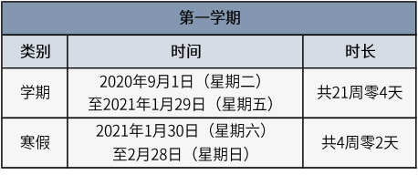 北京|北京新学年的校历来啦！同学，你的寒暑假已经安排上了