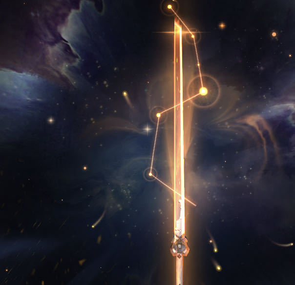 二,"大河之剑天上来!"这是剑主人内心的独白~三尺长剑,剑身泛着蓝光.