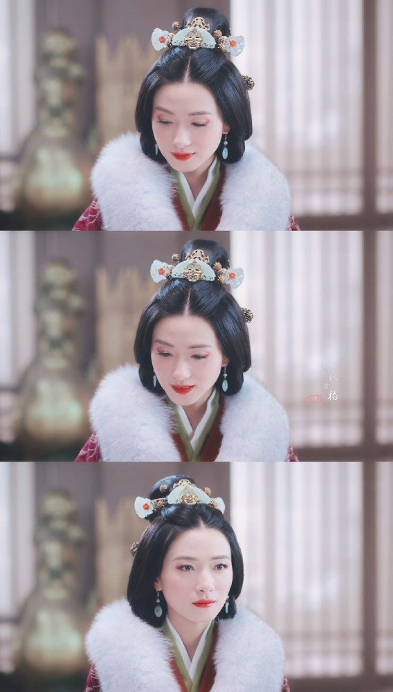 披白色毛毛披风的女子,张钧甯清丽婉约,刘亦菲娇美难言!