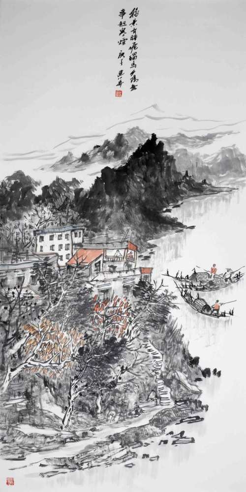 中国美术家协会|【云末文化】当代潜力画家余建华——山水如画