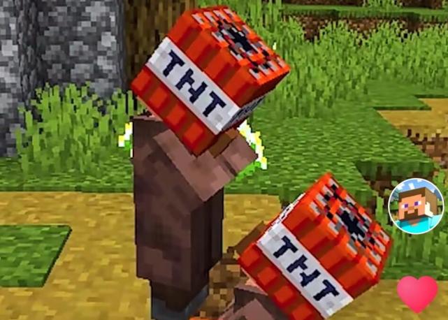 我的世界3个超有趣指令 让弓箭变丘比特之箭 村民头戴tnt 腾讯网