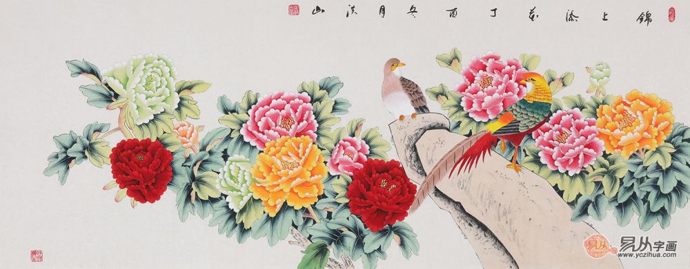 客厅|客厅适合挂什么画 客厅最佳花鸟作品欣赏