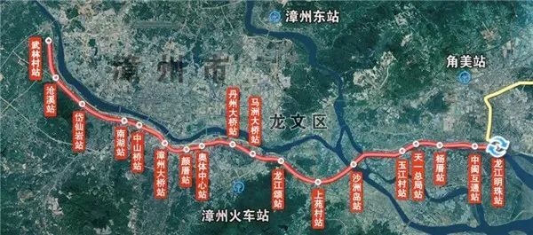 漳州有軌電車線網規劃發佈招標公告對接角美地鐵6號線廈漳同城加快