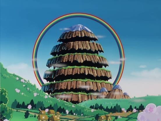 像不像《神龙斗士》里的创界山再现人间?