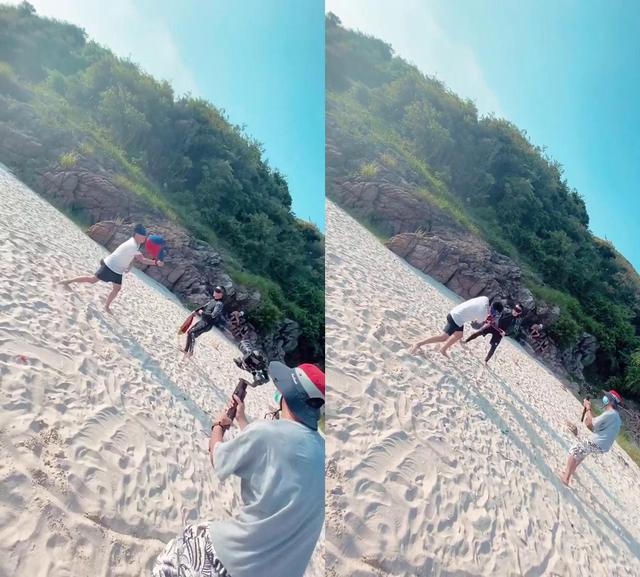 方媛|郭富城知道吗？方媛和闺蜜疑用同款冲浪板摆拍，潘玮柏妻子也有类似行为