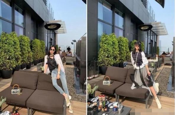 方媛|郭富城知道吗？方媛和闺蜜疑用同款冲浪板摆拍，潘玮柏妻子也有类似行为