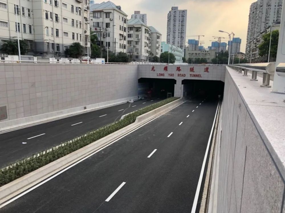 定了龙耀路越江隧道东延伸工程周日晚通车配套交通组织方案公布