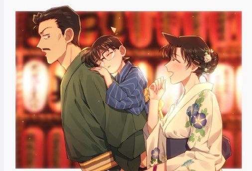 画师笔下的名侦探柯南,安室透好像柯南的亲哥哥